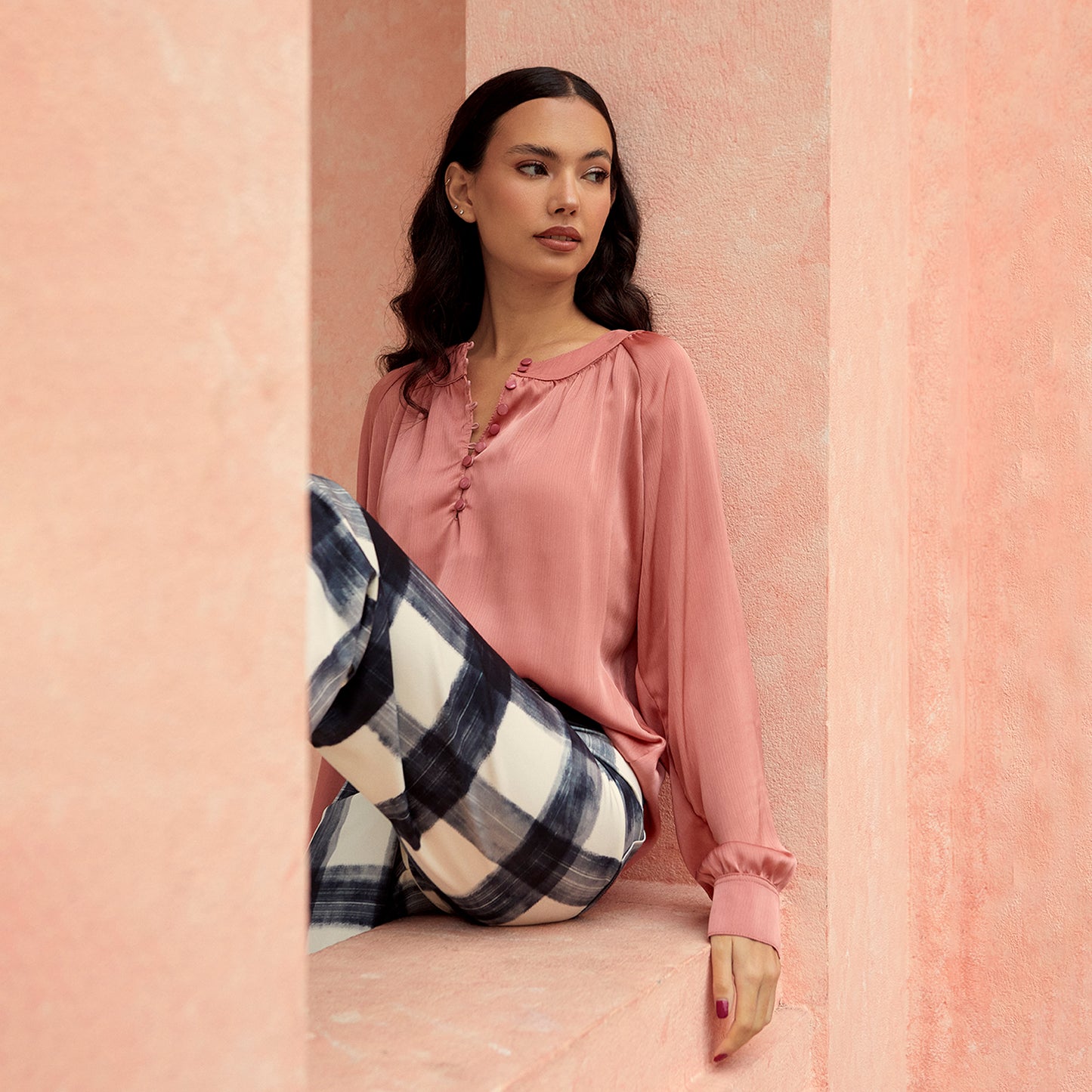 Blusa Alma - Rosa