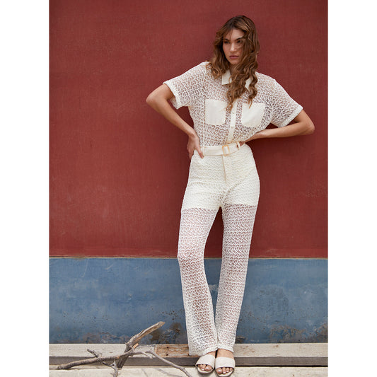 Pantalón Iris - Vainilla