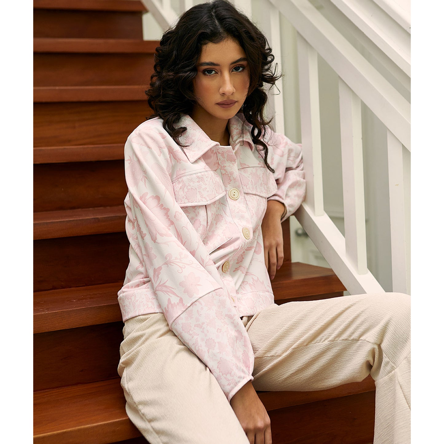 Chaqueta Emilia - Pastel Floral