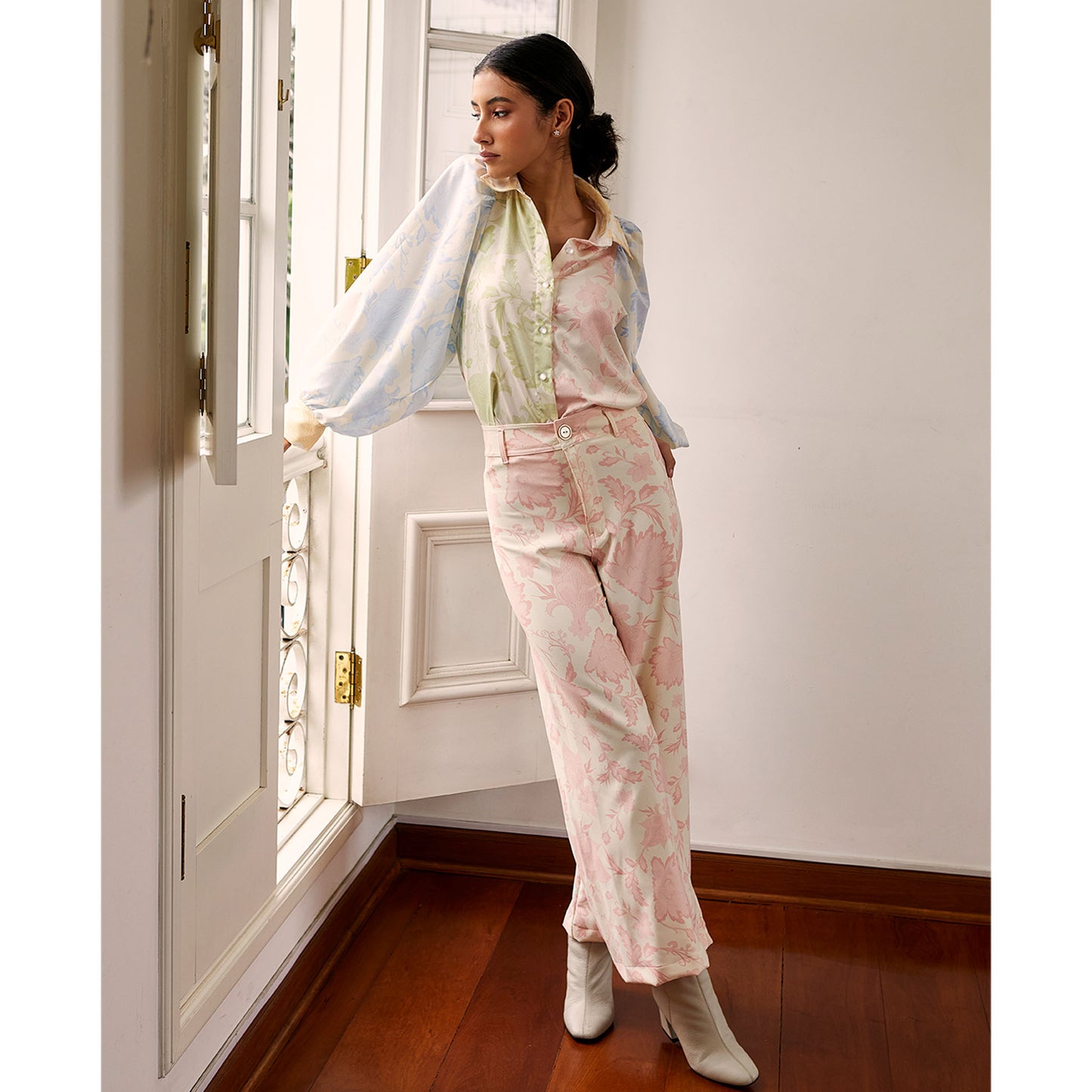 Pant Anisa - Pastel Floral