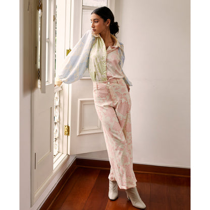Pant Anisa - Pastel Floral