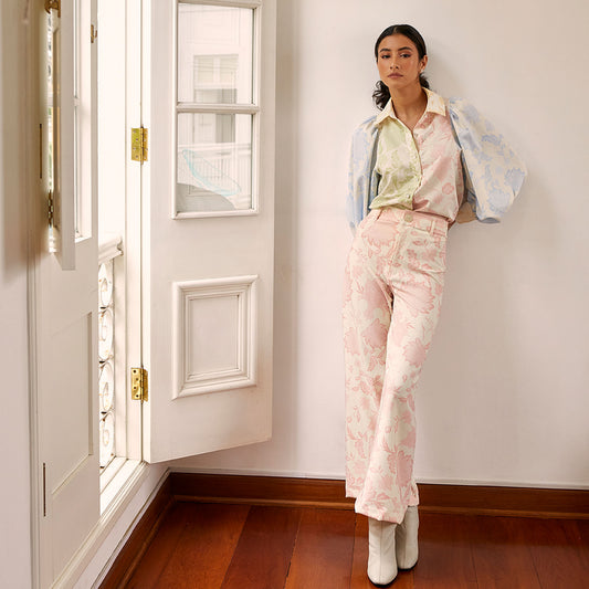 Pant Anisa - Pastel Floral