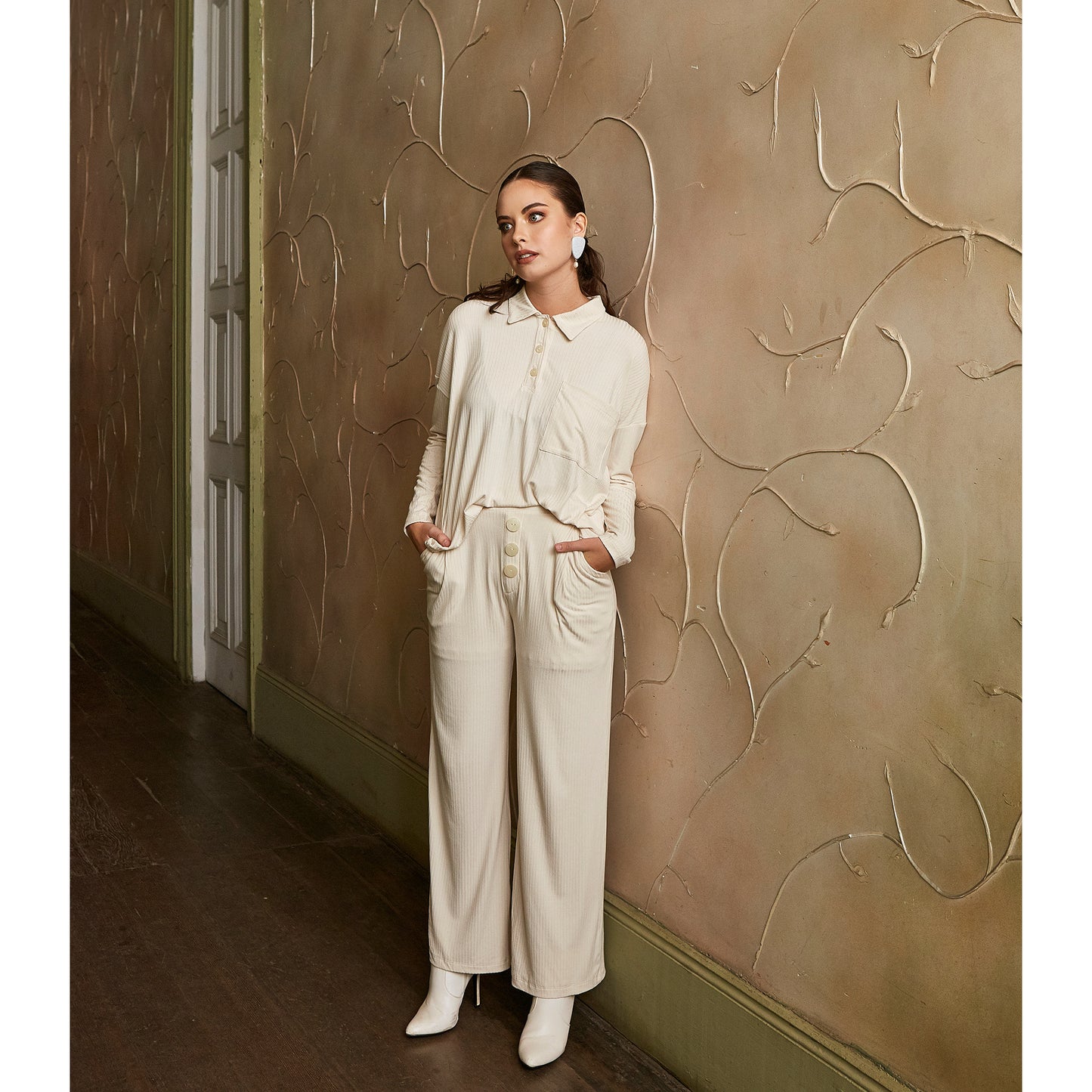 Pant Agnes Crema