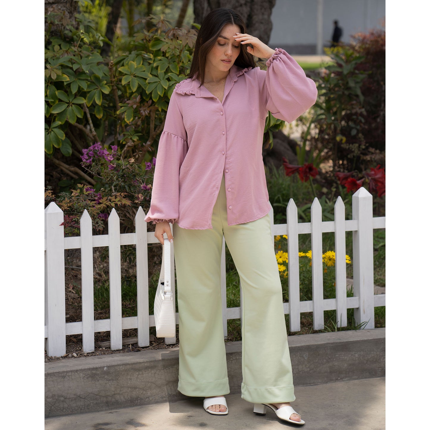 Blusa Lea - Palo Rosa