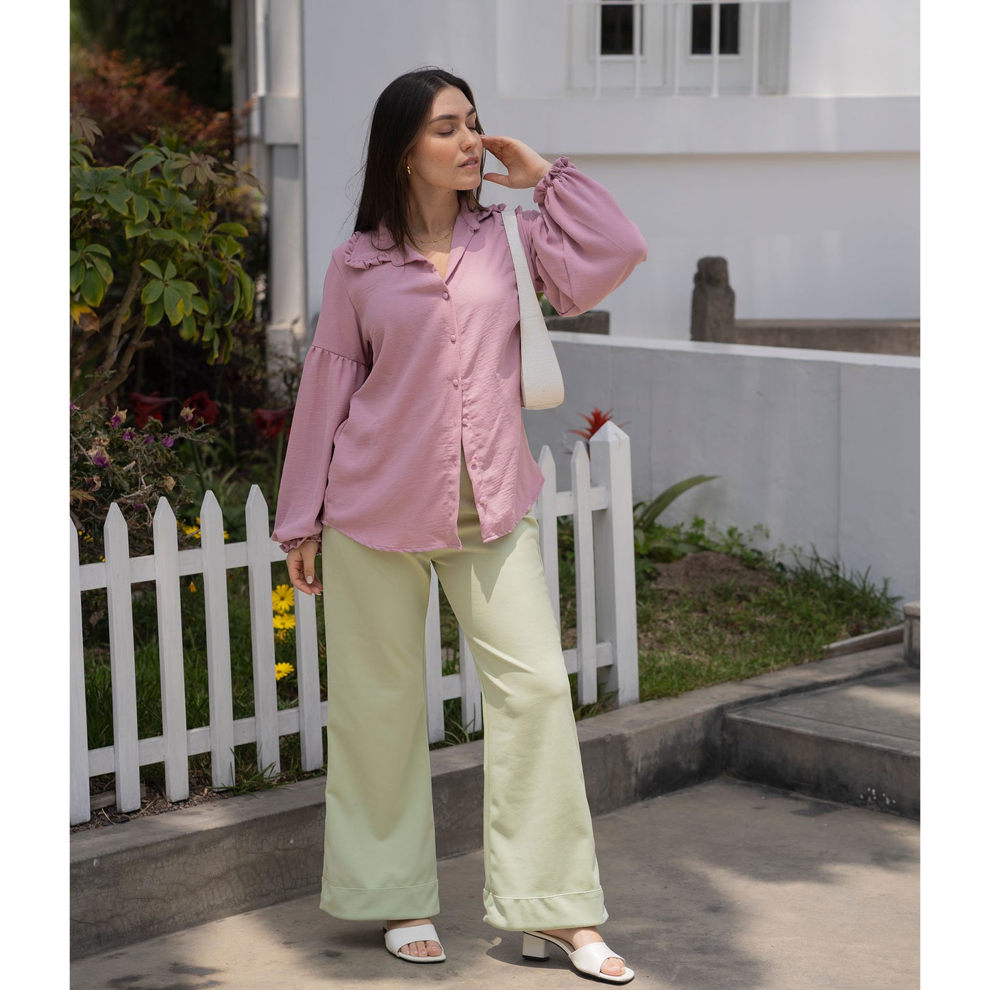 Blusa Lea - Palo Rosa